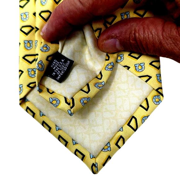 Vineyard Vines Silk Tie Custom Collection Gemologist Winstar Farms Horseshoes - Picture 5 of 9